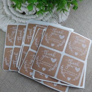 Bundle of 60 Thank You Stickers for Shipping and Packing